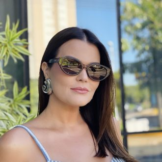 safine com br oculos de sol feminino gatinho marrom transparente sara 2