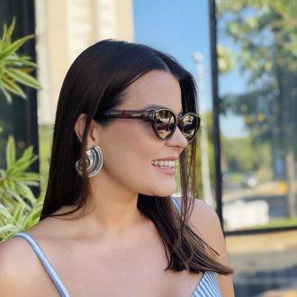 safine com br oculos de sol feminino gatinho marrom transparente sara 3