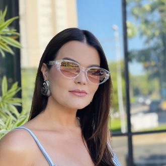 safine com br oculos de sol feminino gatinho transparente sara 1