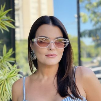 safine com br oculos de sol feminino gatinho transparente sara 2
