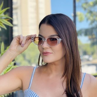safine com br oculos de sol feminino gatinho transparente sara 3