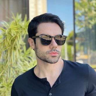 safine com br oculos de sol masculino quadrado preto fosco alex