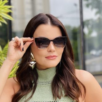 safine com br oculos 2 em 1 clip on gatinho marrom degrade samira