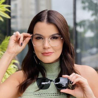safine com br oculos 2 em 1 clip on gatinho preto e prata samira 3