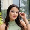 safine com br oculos de grau feminino gatinho transparente sara 2 0 2