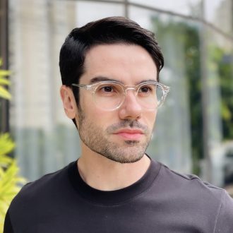safine com br oculos de grau masculino redondo transparente elias 2 0
