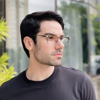 safine com br oculos de grau masculino retangular marrom fabio 3