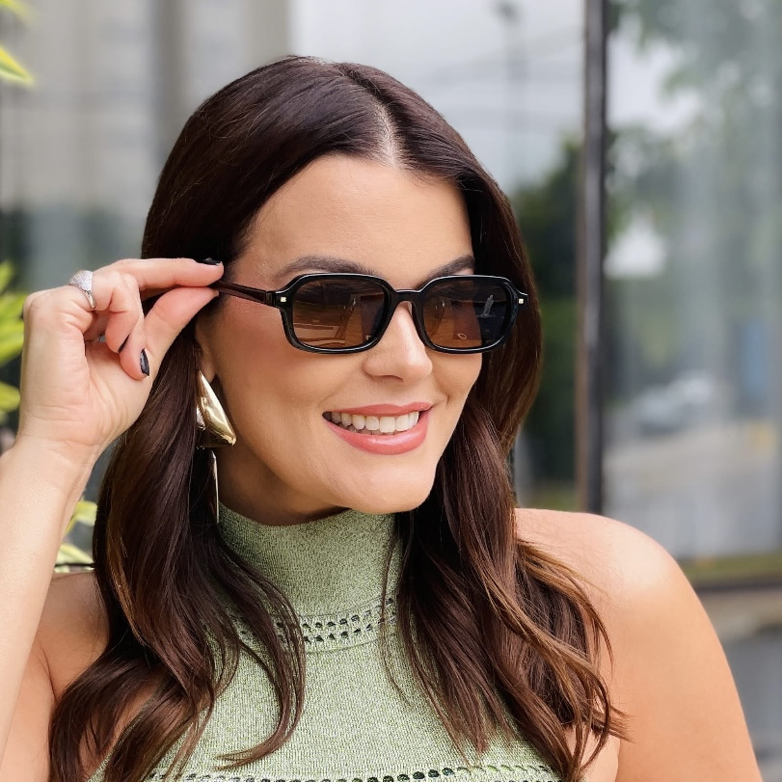 safine com br oculos de sol feminino retangular preto e marrom thassia safine com br oculos de sol feminino retangular preto e marrom thassia