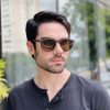 safine com br oculos de sol masculino redondo marrom mario 2
