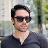 safine com br oculos de sol masculino redondo preto e cinza mario 1