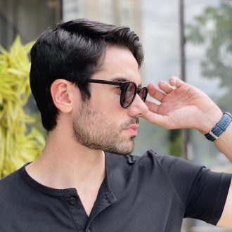 safine com br oculos de sol masculino redondo preto mario