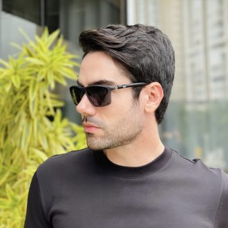 safine com br oculos de sol masculino retangular cinza marcos 2
