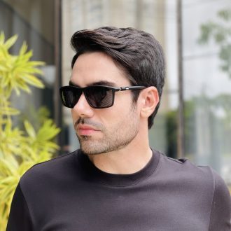 safine com br oculos de sol masculino retangular preto marcos 3