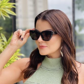 safine com br oculos feminino 2 em 1 clip on gatinho marrom claudia