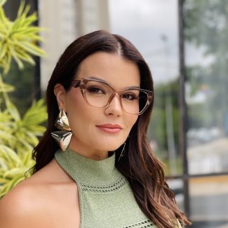 safine com br oculos feminino 2 em 1 clip on gatinho marrom transparente claudia 2