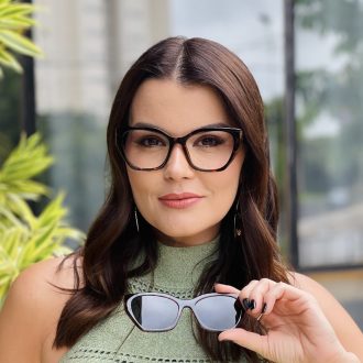 safine com br oculos feminino 2 em 1 clip on gatinho tartaruga claudia 5