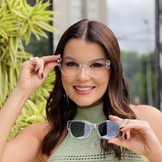 safine com br oculos feminino 2 em 1 clip on gatinho transparente claudia 9