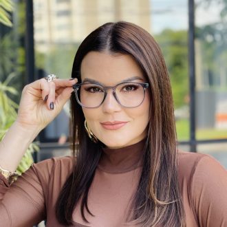 safine com br oculos 2 em 1 clip on hexagonal cinza transparente dulce 7