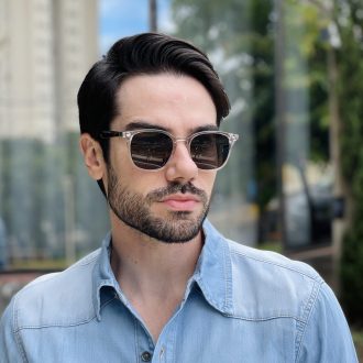 safine com br oculos 2 em 1 clip on masculino hexagonal cinza juliano 3 0 34