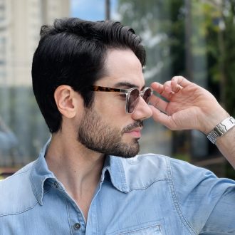 safine com br oculos 2 em 1 clip on masculino hexagonal cinza juliano 3 0 36