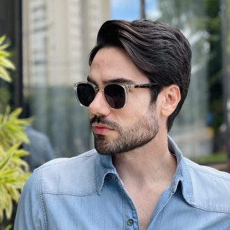 safine com br oculos 2 em 1 clip on masculino hexagonal cinza juliano 3 0 37