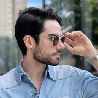 safine com br oculos 2 em 1 clip on masculino hexagonal cinza juliano 3 0 44