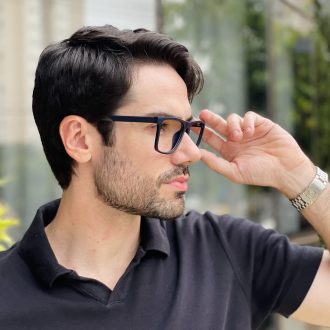 safine com br oculos 2 em 1 clip on masculino quadrado azul arthur 8