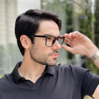 safine com br oculos 2 em 1 clip on masculino quadrado grafite arthur 8