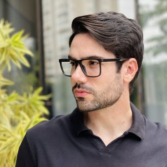 safine com br oculos 2 em 1 clip on masculino quadrado grafite arthur 9