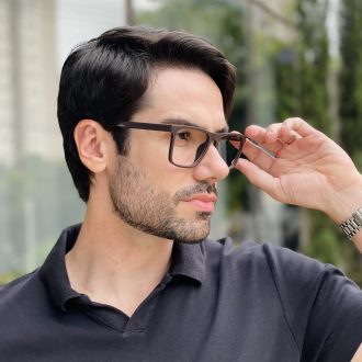 safine com br oculos 2 em 1 clip on masculino quadrado marrom arthur 8