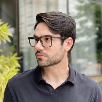 safine com br oculos 2 em 1 clip on masculino quadrado marrom arthur 9