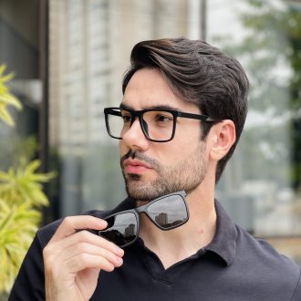 safine com br oculos 2 em 1 clip on masculino quadrado preto arthur 5