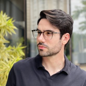 safine com br oculos 2 em 1 clip on masculino redondo cinza mike 9