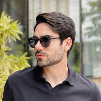 safine com br oculos 2 em 1 clip on masculino redondo cinza paulo 2 0 2