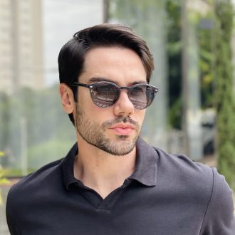 safine com br oculos 2 em 1 clip on masculino redondo cinza paulo 2 0