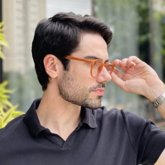 safine com br oculos 2 em 1 clip on masculino redondo marrom fosco paulo 7