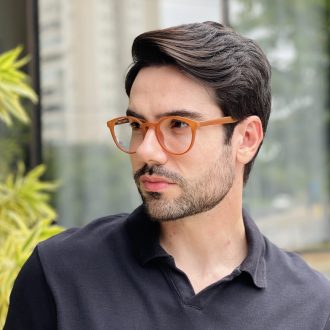 safine com br oculos 2 em 1 clip on masculino redondo marrom fosco paulo 8