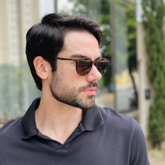 safine com br oculos 2 em 1 clip on masculino redondo marrom otto 2 0 11