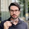 safine com br oculos 2 em 1 clip on masculino redondo marrom otto 2 0 13