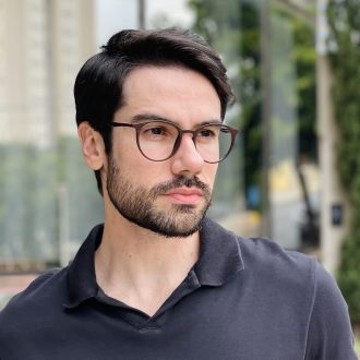 safine com br oculos 2 em 1 clip on masculino redondo marrom otto 2 0 17