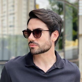 safine com br oculos 2 em 1 clip on masculino redondo marrom otto 2 0 2