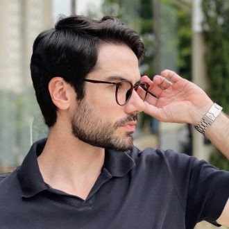 safine com br oculos 2 em 1 clip on masculino redondo marrom otto 2 0 8