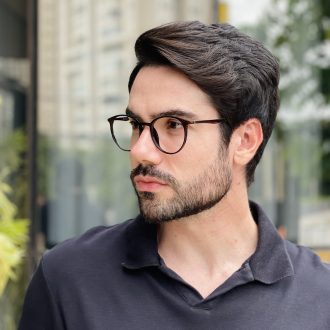 safine com br oculos 2 em 1 clip on masculino redondo marrom otto 2 0 9