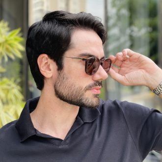 safine com br oculos 2 em 1 clip on masculino redondo marrom rui 4 0 1