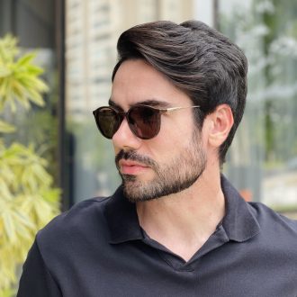 safine com br oculos 2 em 1 clip on masculino redondo marrom rui 4 0 2