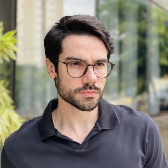 safine com br oculos 2 em 1 clip on masculino redondo marrom rui 4 0 7