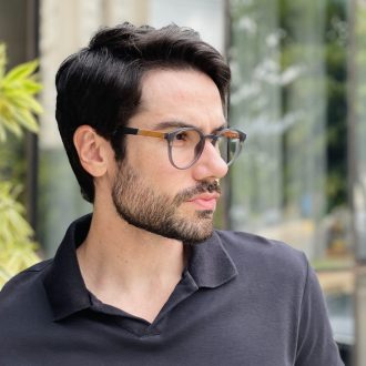 safine com br oculos 2 em 1 clip on masculino redondo preto fosco sergio 18