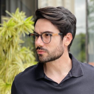 safine com br oculos 2 em 1 clip on masculino redondo preto fosco sergio 19