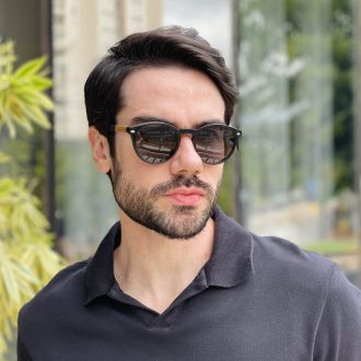 safine com br oculos 2 em 1 clip on masculino redondo preto fosco sergio 20