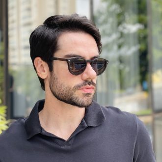 safine com br oculos 2 em 1 clip on masculino redondo preto fosco sergio 31